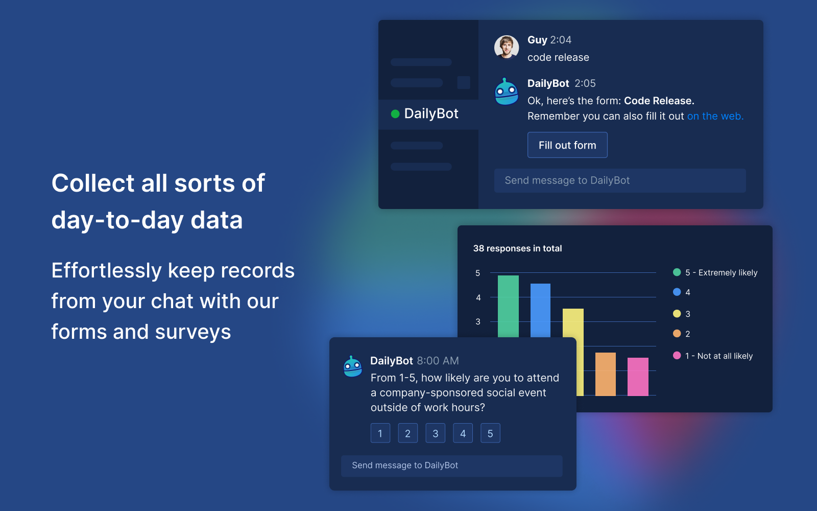 Collect all sorts of day-to-day data