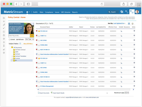 MetricStream CyberGRC Software - MetricStream CyberSecurity Solution documents