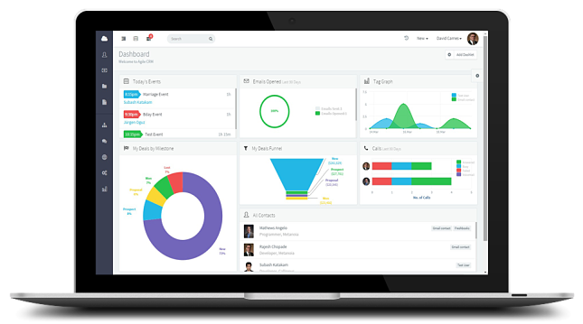 <p><em><span style="font-weight: 400;">A dashboard view of Agile CRM (</span><a href="https://www.capterra.com/p/135148/Agile-CRM/"><span style="font-weight: 400;">Source</span></a><span style="font-weight: 400;">)</span></em></p>
