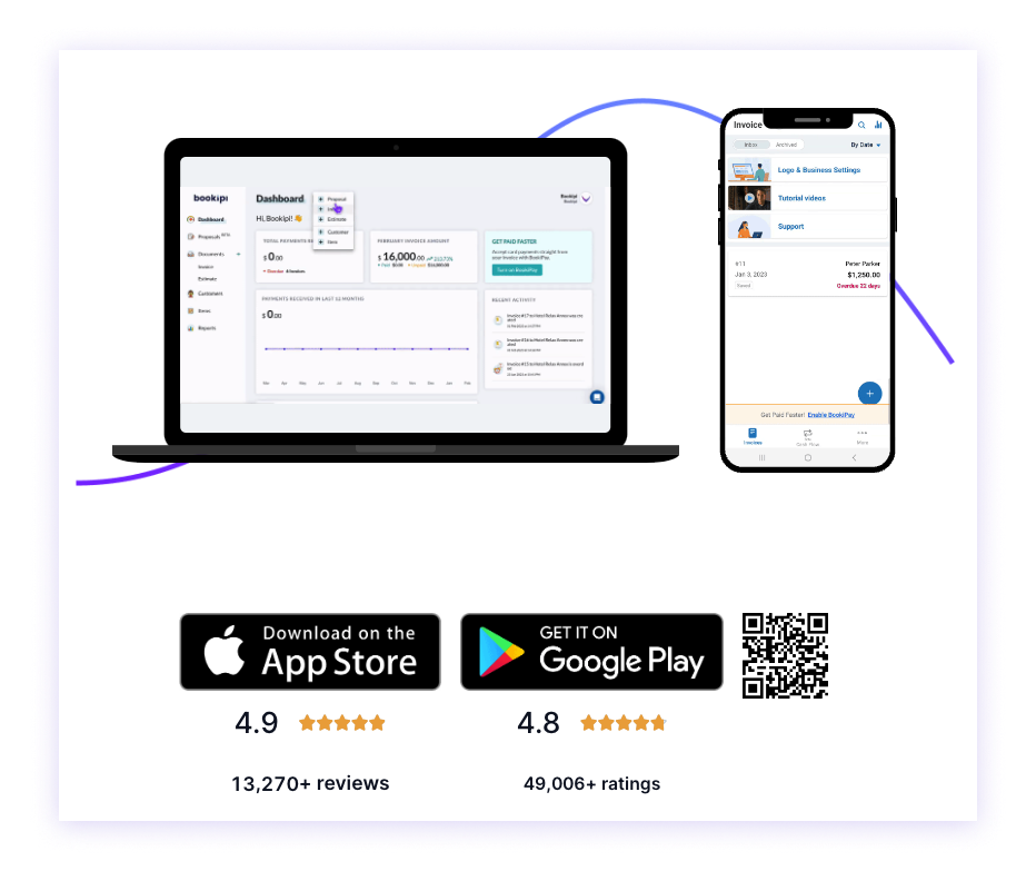 Bookipi is available on web and mobile app, everything is connected to your unique account and synced between devices. Bookipi boasts an average rating of 4.87/5 with more than 50,000 ratings - across Android and iOS.