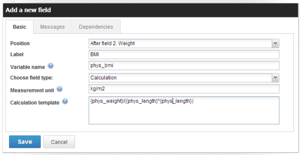Users can create advanced calculations within forms in Castor EDC, which are immediately displayed