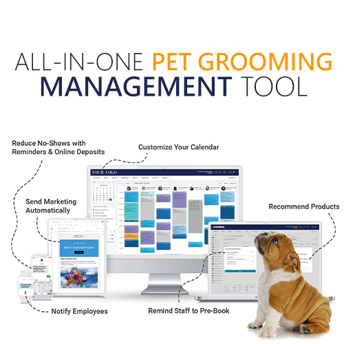 Pet Grooming Management Tool for All Business Operations with Specific Pet Tools To Improve Efficiency