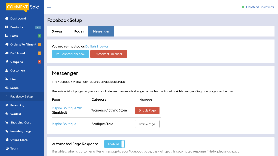 CommentSold Software - 3