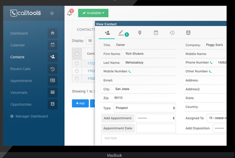 Contact list