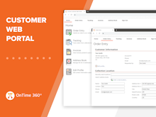 OnTime 360 Software - Customer Web Portal with Order Entry, Tracking, and Invoicing