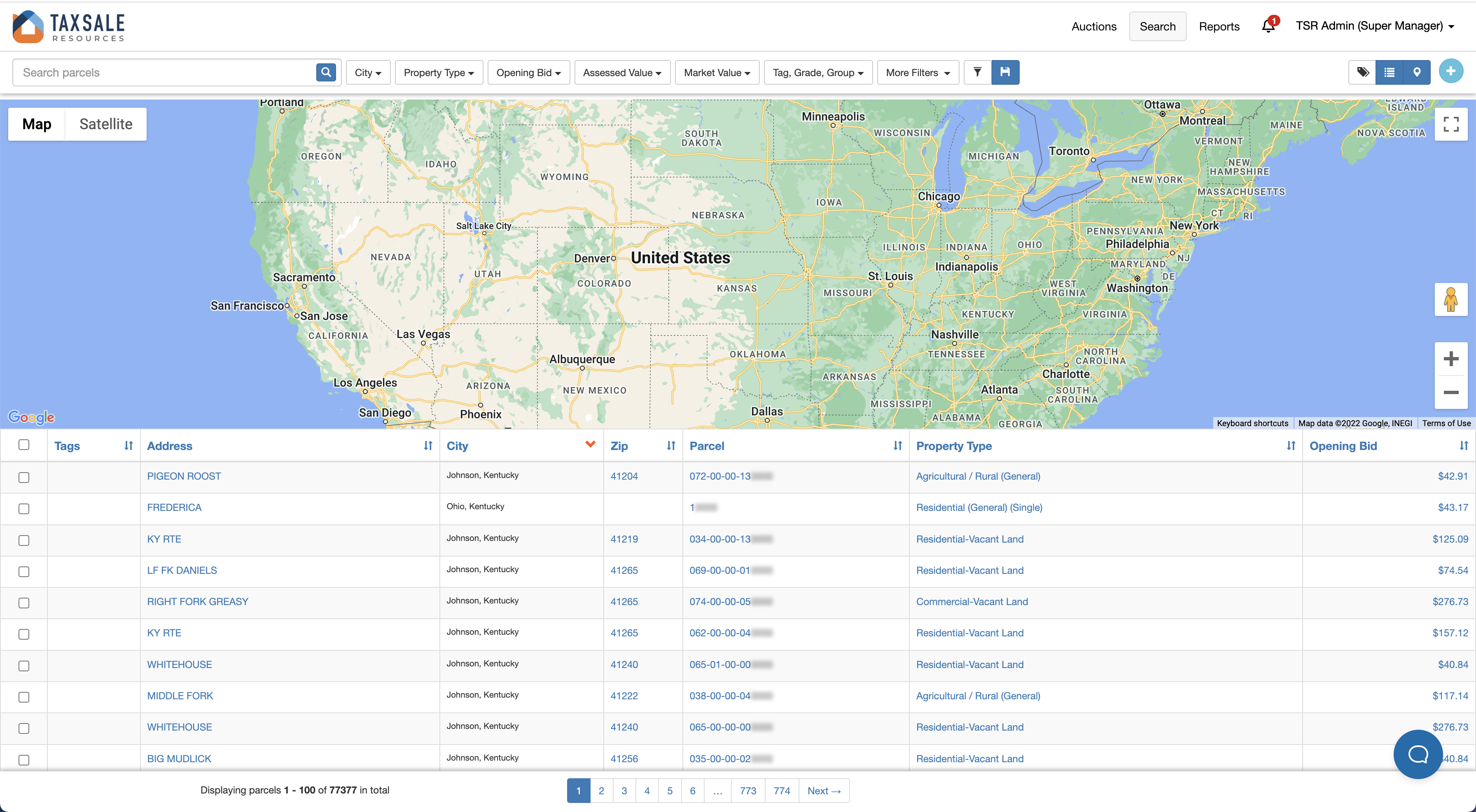 Nationwide Tax Lien, Tax Deed, and Redeemable Deed Search