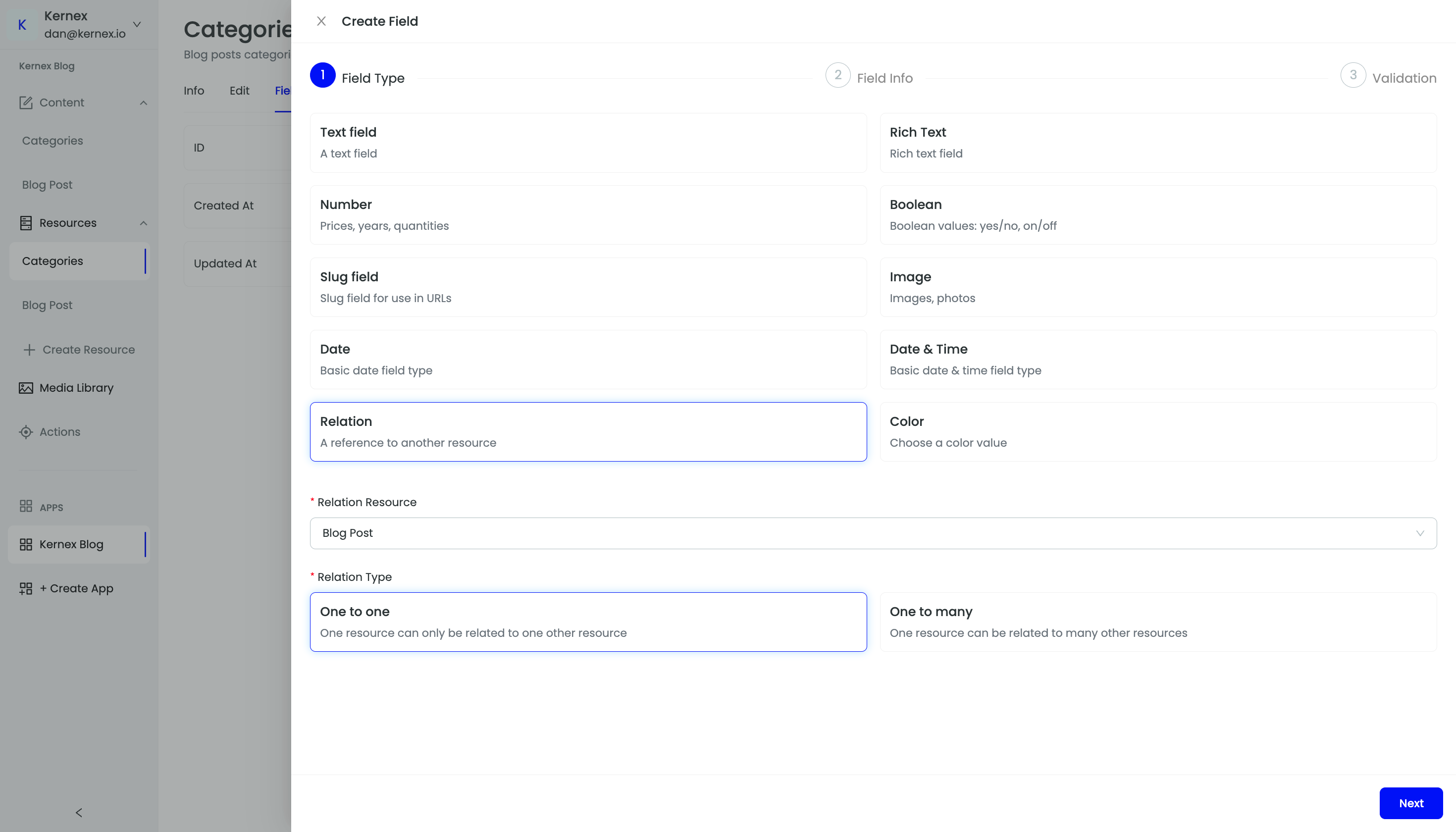 Kernex Software - Kernex custom categories