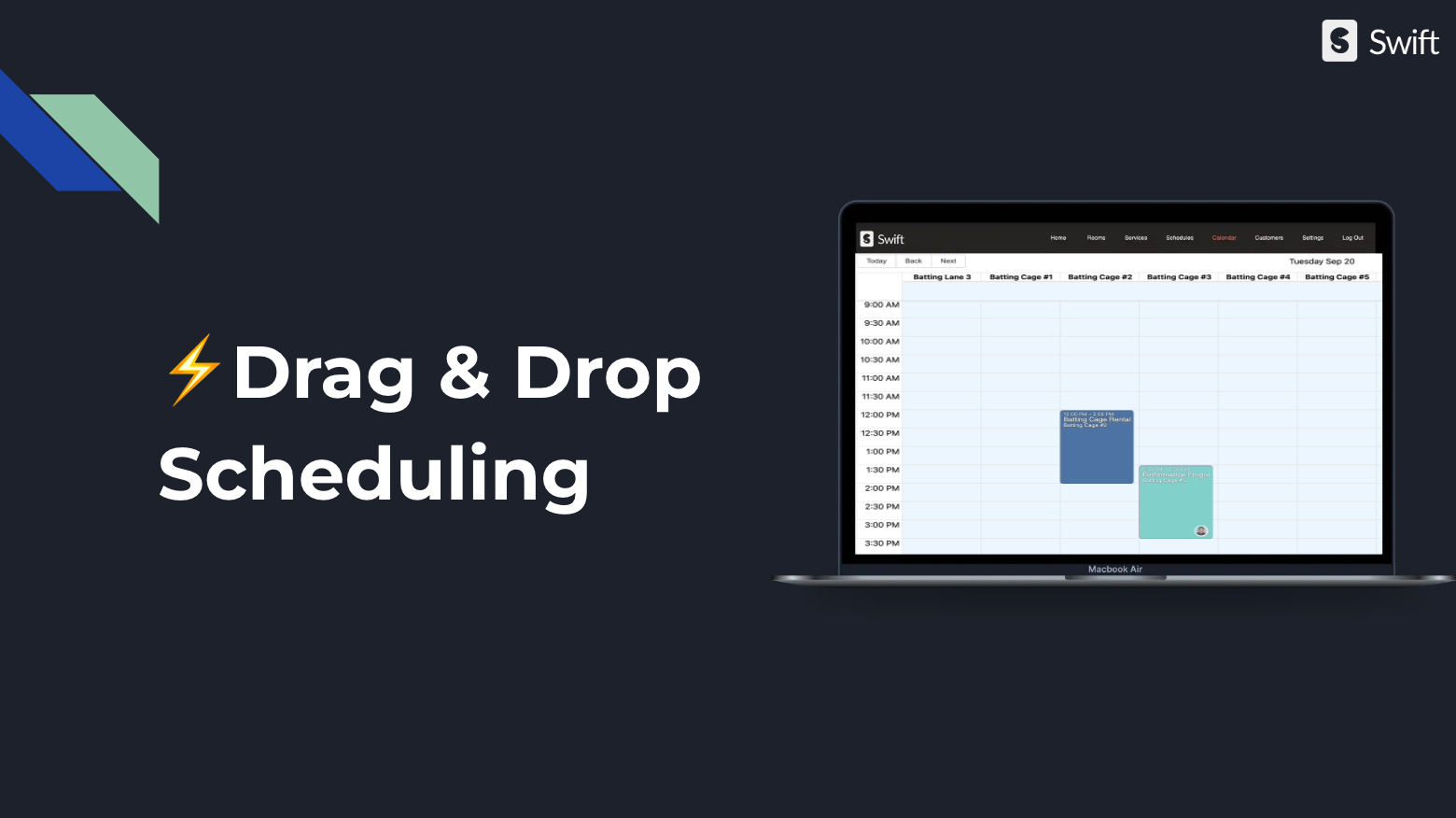 Make the life of your front-desk staff easier with drag-and-drop scheduling. You can edit it on the go as well, since it's mobile friendly