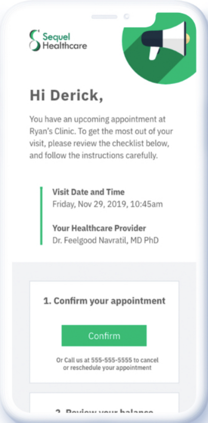 Health iPass Software - Health iPass appointment reminder