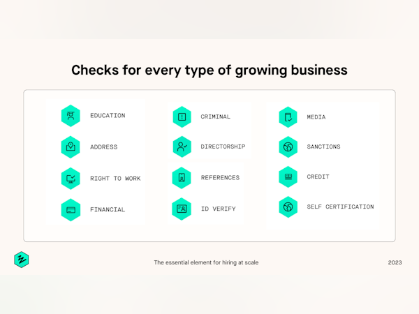 Zinc Software - Checks for every type of growing business. Our range of off-the-shelf checks are a simple and easy starting point for HR teams.