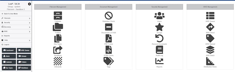 PinPoint screenshot: Admin Dashboard