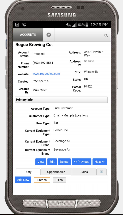 LogicBox Software - Mobile View