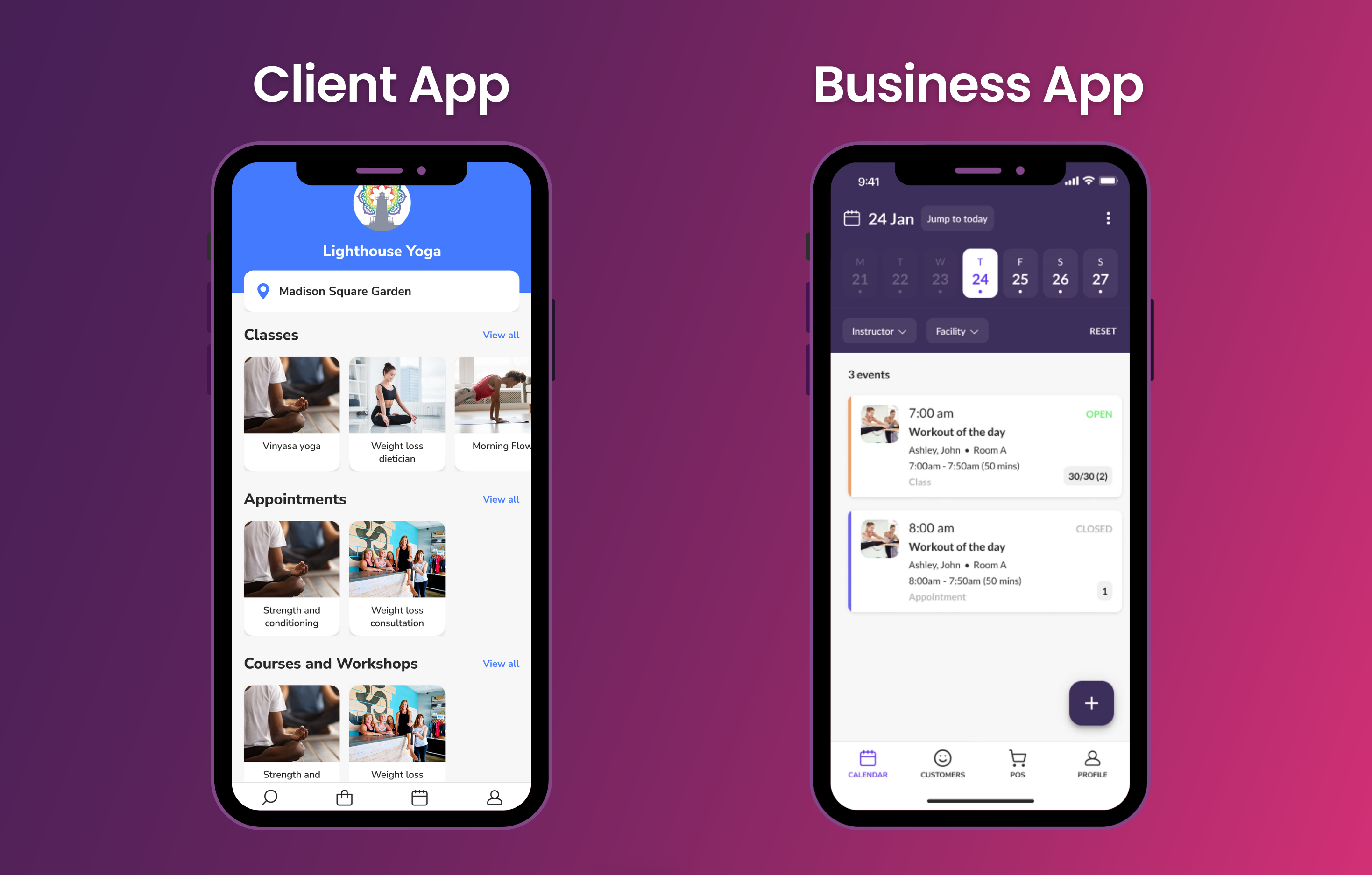 Client and Business apps