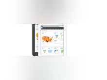 Domo Software - Marketing screen via tablet
