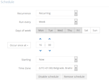Skyvia Software - Scheduling