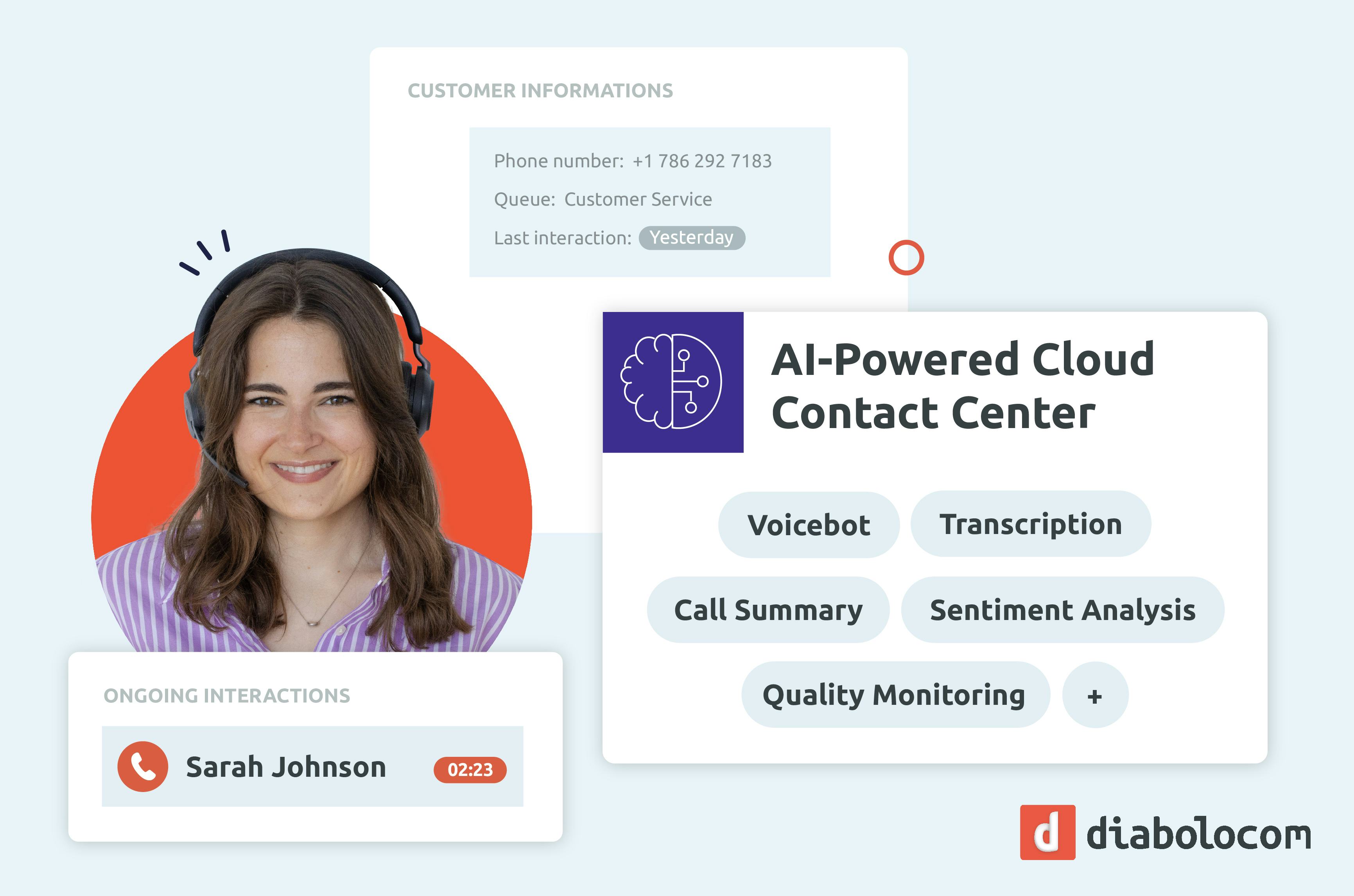 Diabolocom Software - Diabolocom provides an AI-powered cloud contact center solution that enhances customer interactions with advanced features and analytics.