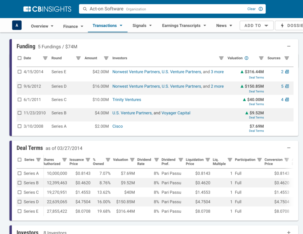 CB Insights Pricing, Alternatives & More 2023 | Capterra