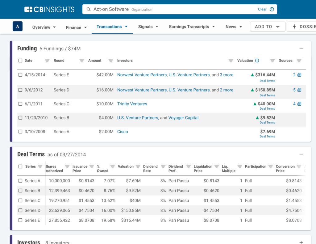 CB Insights Cost & Reviews - Capterra Australia 2023