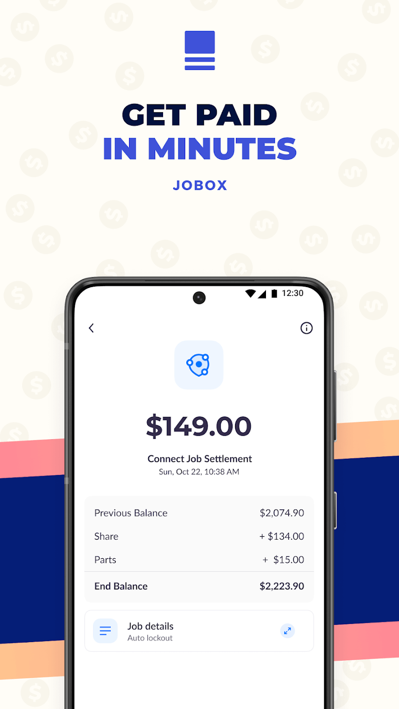 Jobox helps you get paid in minutes