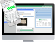 Quiq Messaging Software - Customers engage over their most used messaging channels, SMS/Text, FB Messenger, Kik, and are automatically routed to the Quiq agent desktop