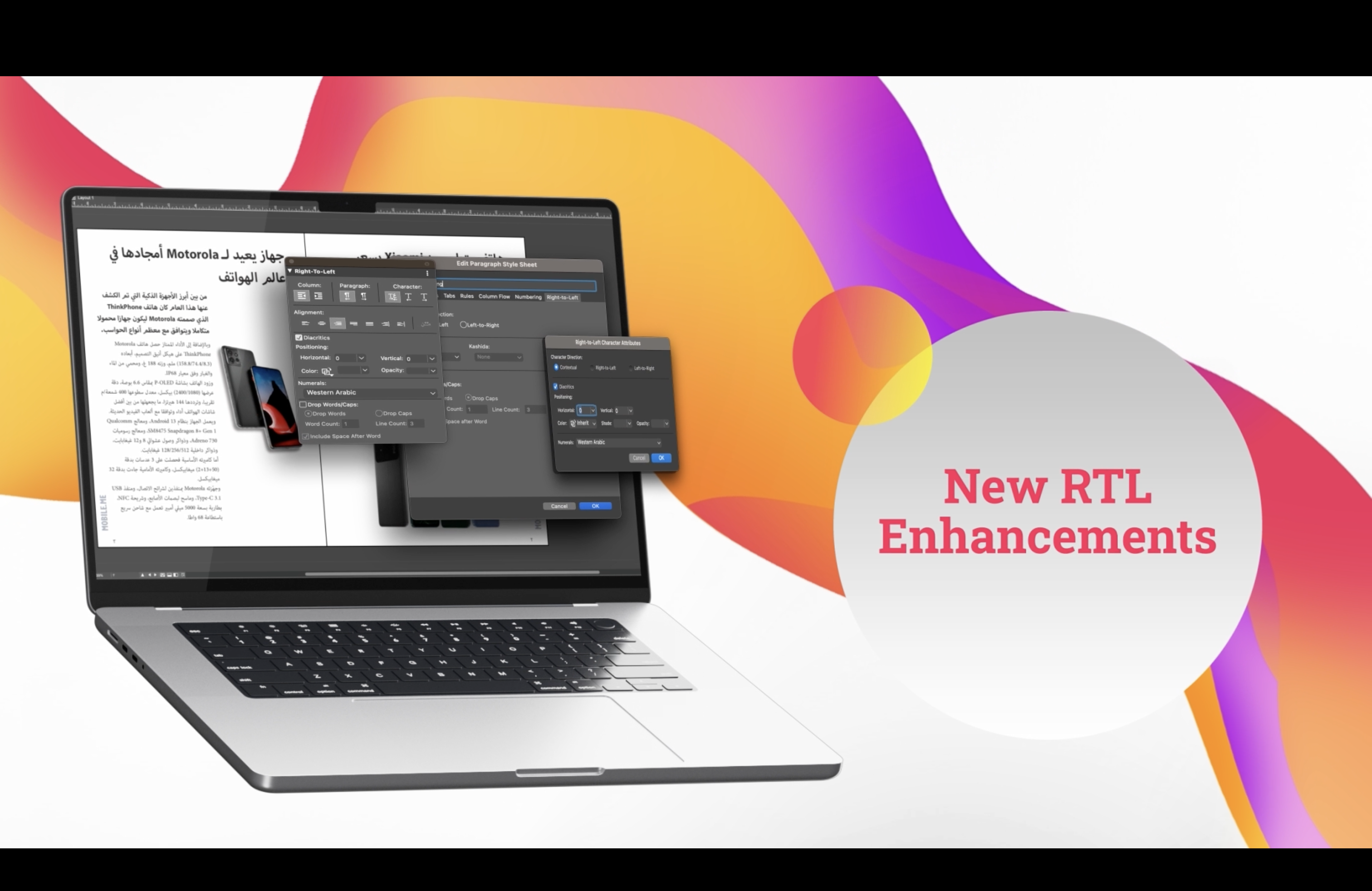 QuarkXPress Software - New RTL Enhancements