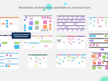 Stormboard Software - 260+ smart templates available to choose from
