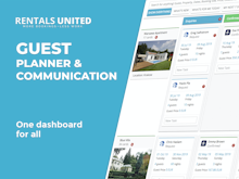 Rentals United Software - Rentals United has in build Guest planner and guest communications to help you manage your bookings