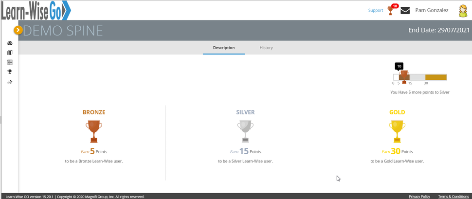 Learn-WiseGo Software - Learn-WiseGo progress tracking
