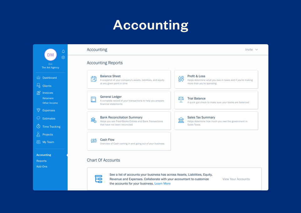 FreshBooks accounting