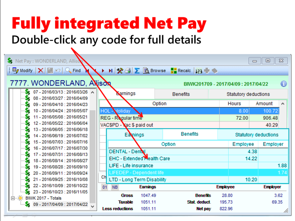Umana Software - Integrated net pay