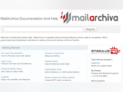 MailArchiva Software - MailArchiva online help - thumbnail