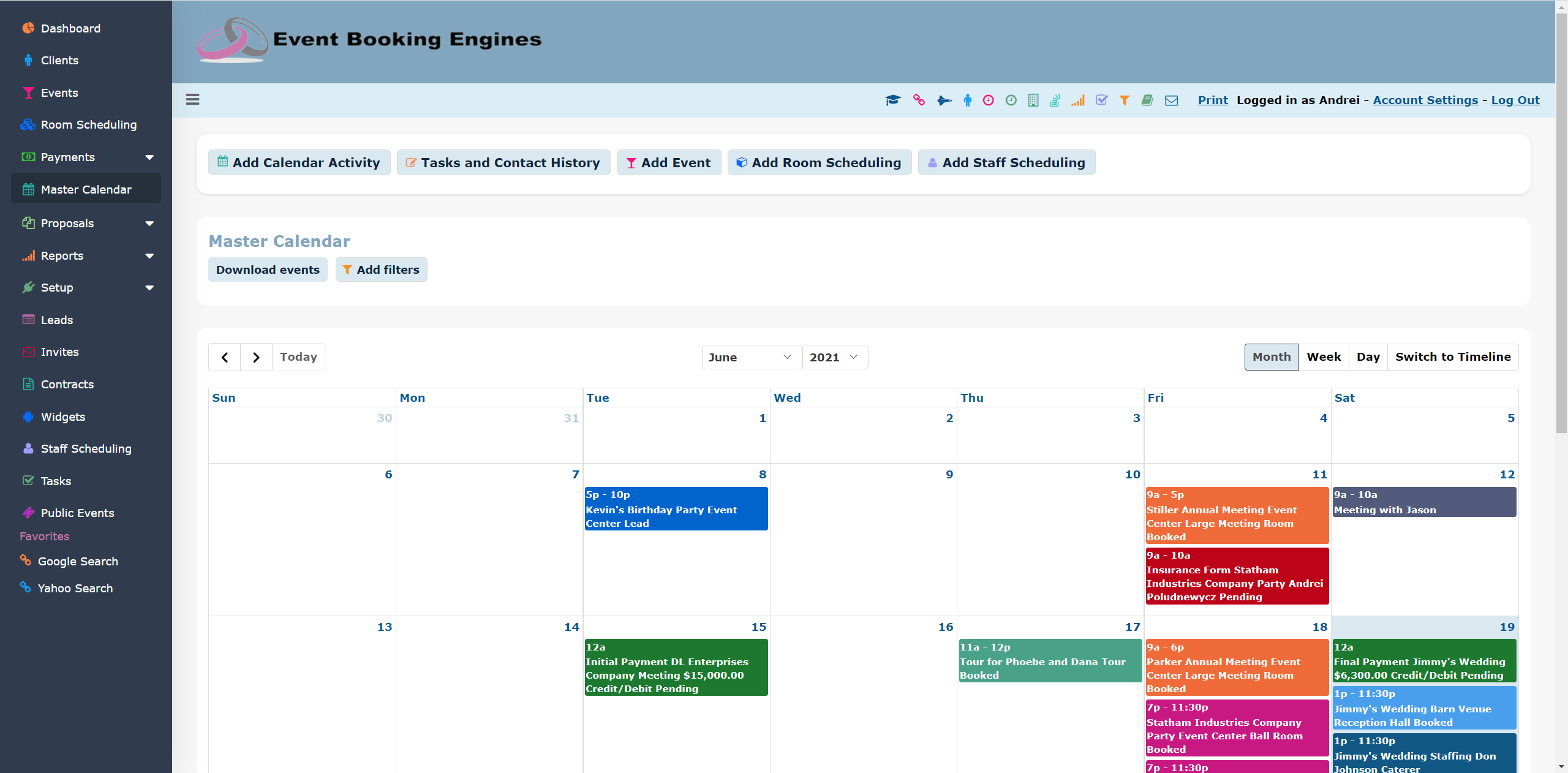 Event Booking Engines Software - 4