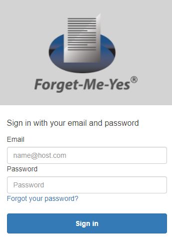 Forget-Me-Yes authenticated secure login