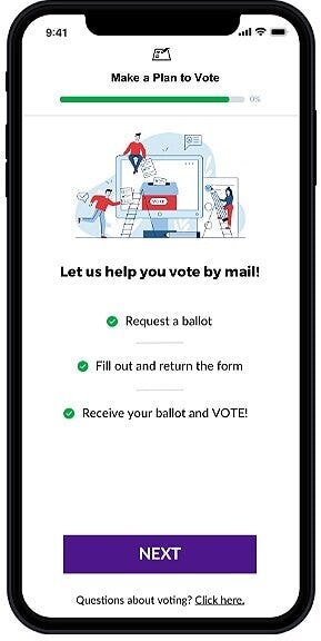 CivicEngine Software - Vote by Mail Engine Preview - Use the Vote by Mail Engine to make applying for and returning an absentee ballot easy and safe.