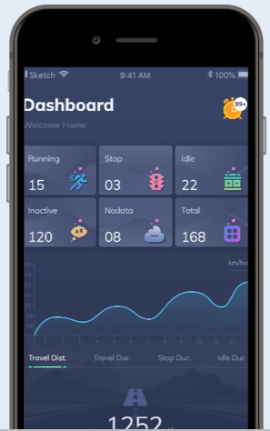 Access the Trakzee dashboard using the Android and iOS mobile apps