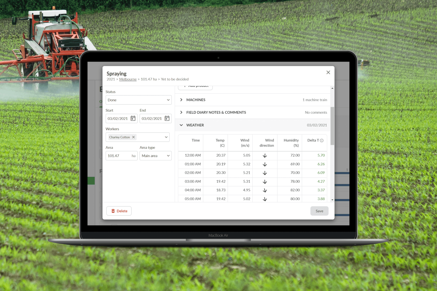 Task Management  - eAgronom - Independent Farm Management Software System For Grain Growers