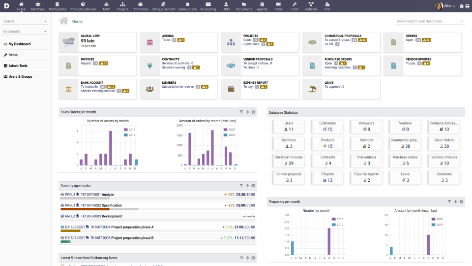 Dolibarr Software - 2