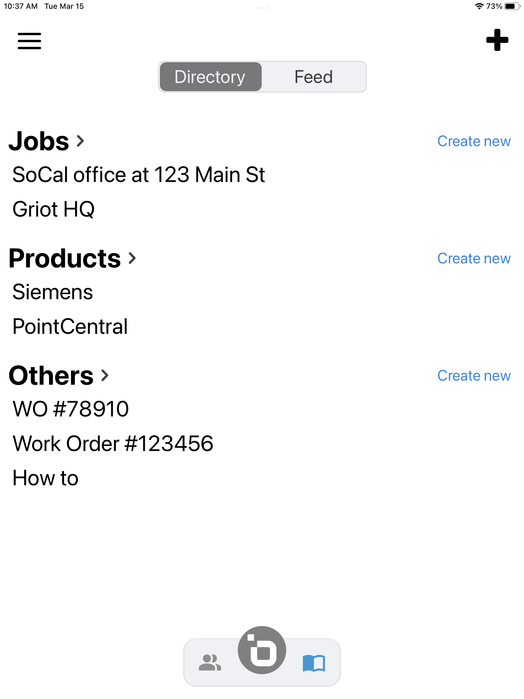 Easily organize tribal knowledge across job and product folders
