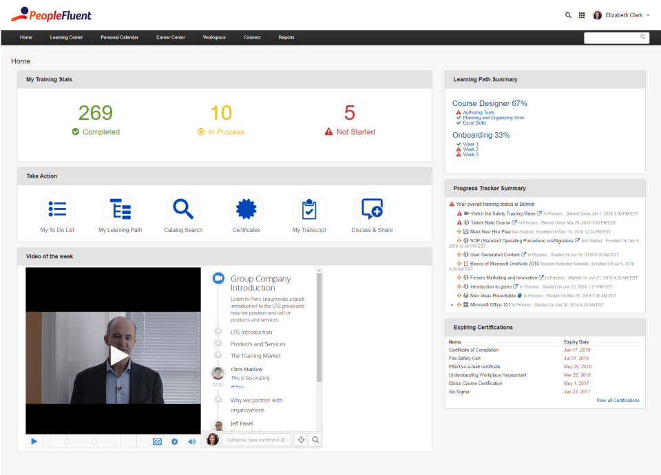 PeopleFluent Learning