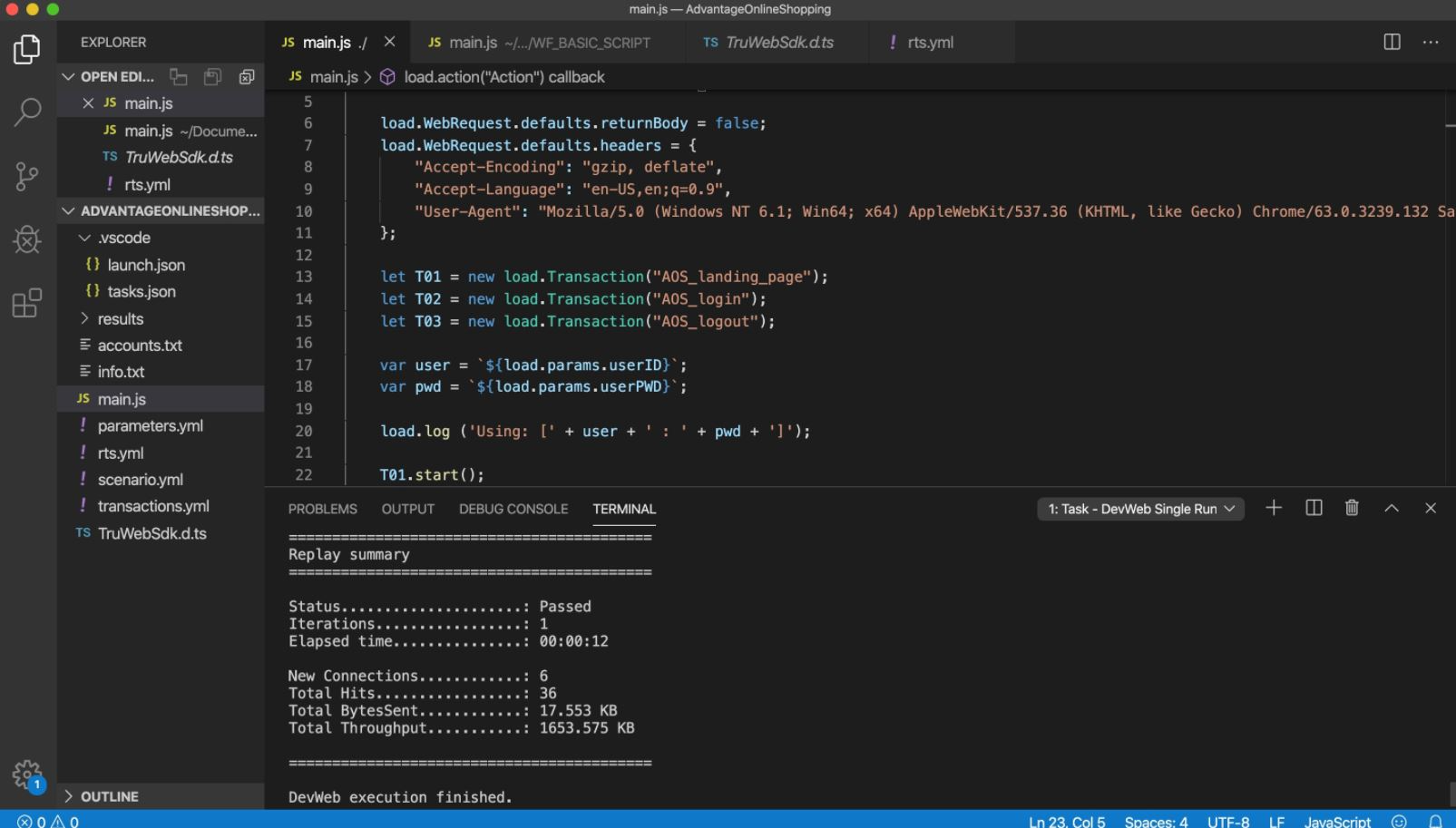 LoadRunner Cloud Software - LoadRunner Cloud create web scripts