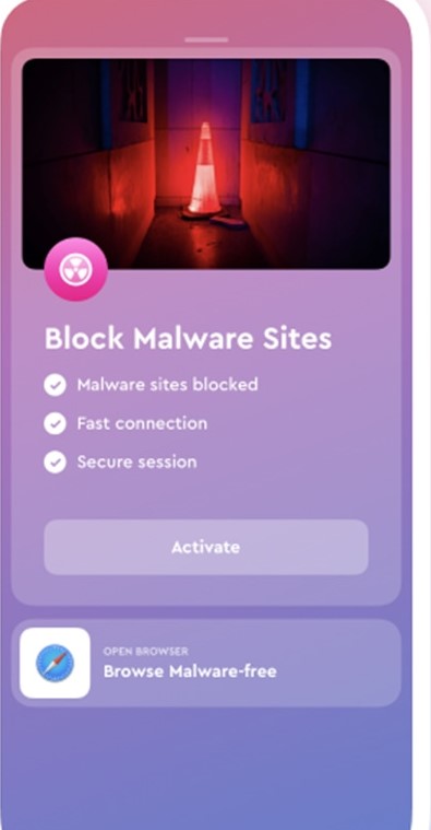 ClearVPN blocking malware