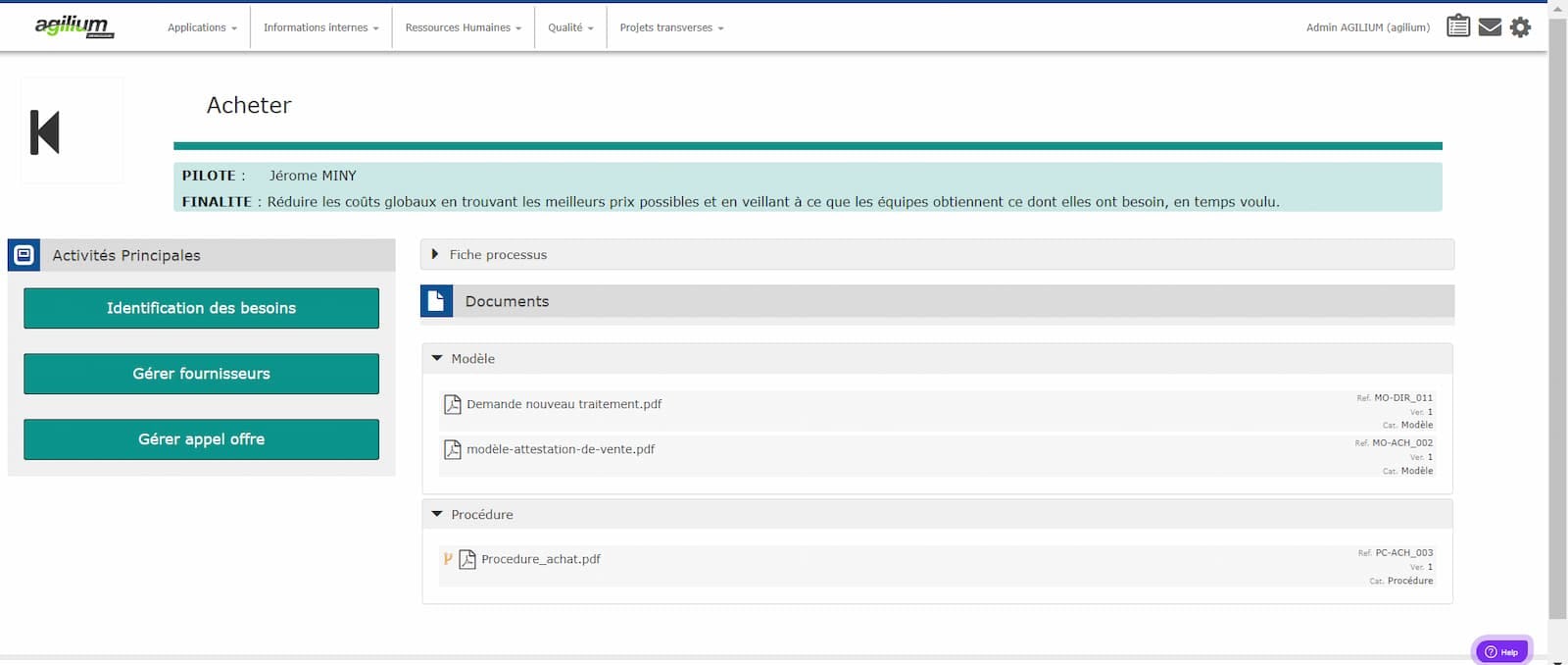 Agilium SMQ Software - 2