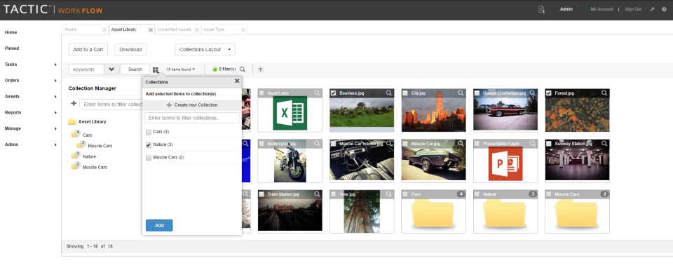 TACTIC asset library