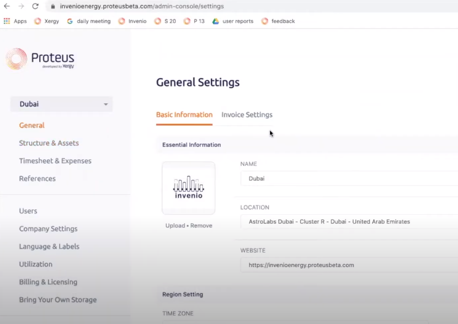 Proteus general settings