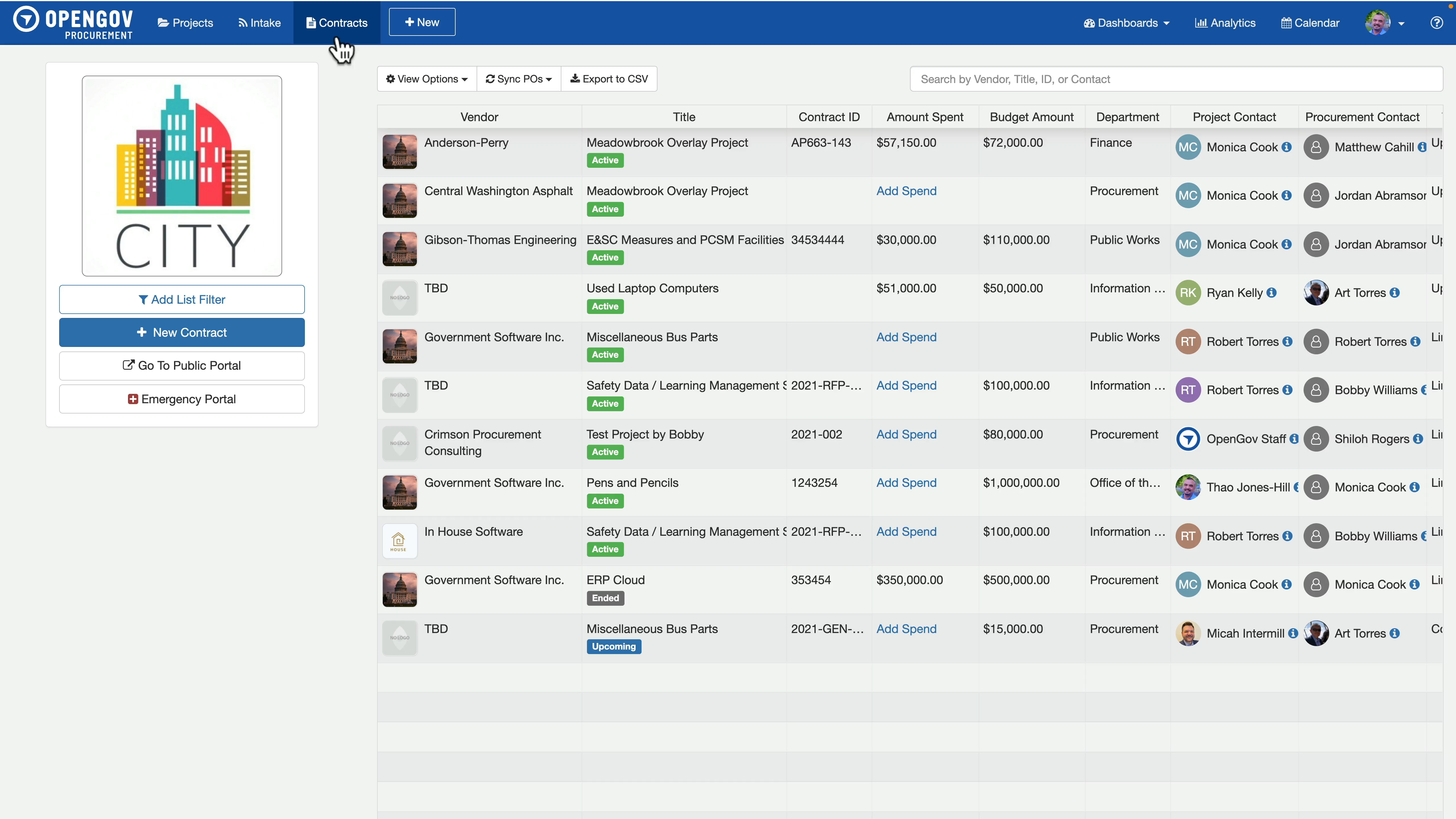OpenGov Procurement & Contract Management Software Pricing ...