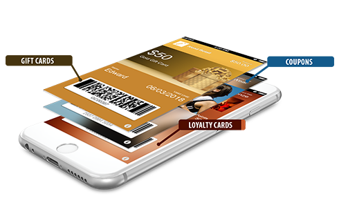 iVend Retail Software - iVend Passes can be sent to any smartphone user with Gift Cards, digital Loyalty Cards or Coupons.