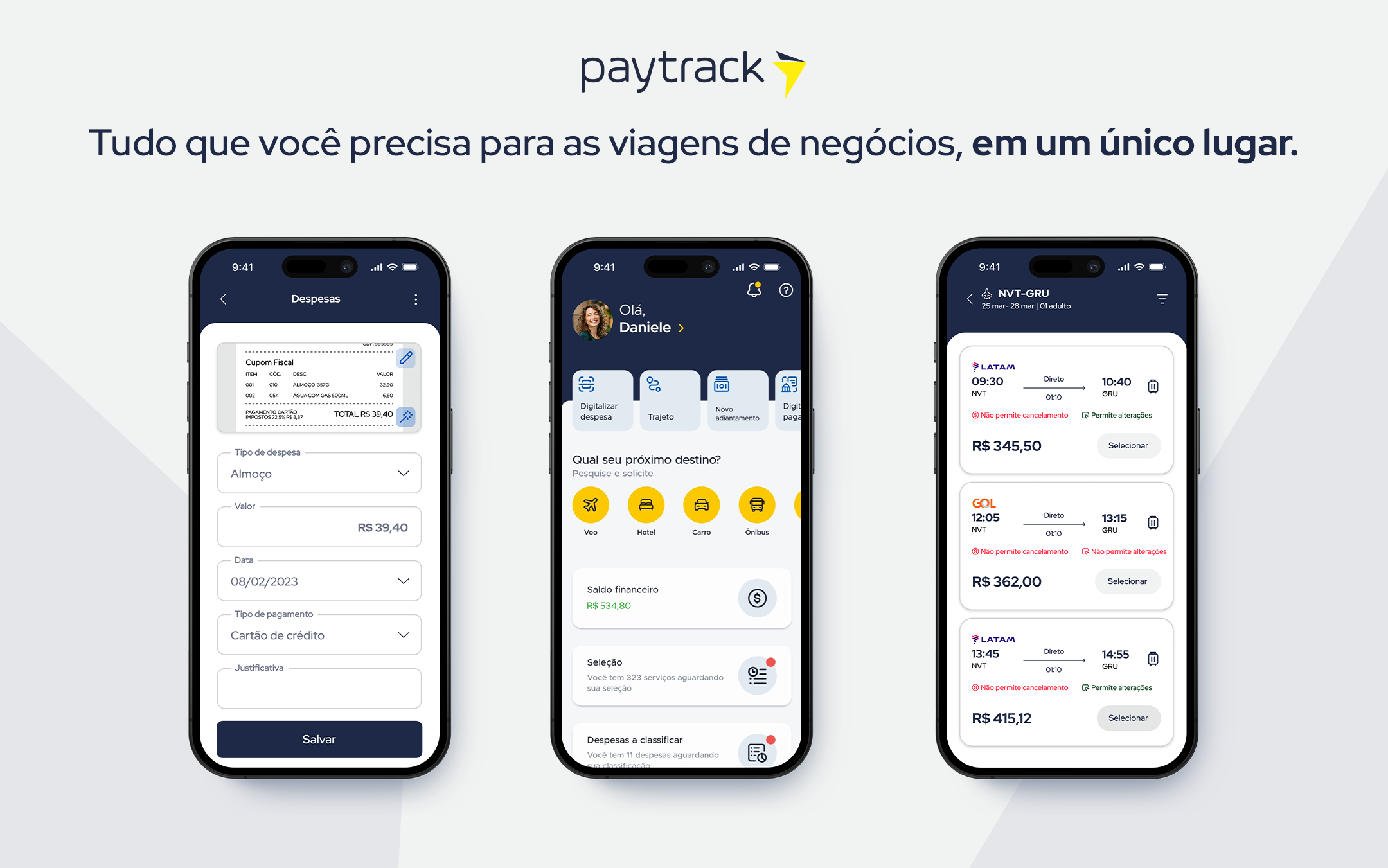 Paytrack screenshot