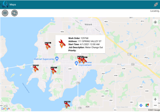 inHANCE Software - FieldHawk Mobile Workforce Management Software FSR Mapping