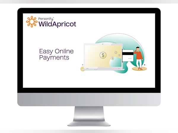 Wild Apricot Software - Online Payments: Take payments quickly and securely; Your members and supporters can pay online from their computer or mobile device for membership fees, registration fees, and donations, or set up recurring payments to save time and hassle.