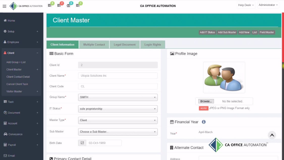 CA Office Automation Software - 3